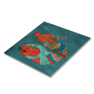 Fish Folk Tegeltje