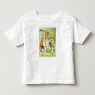 Fish-Footman Uitnodiging tot een Kinder Shirts