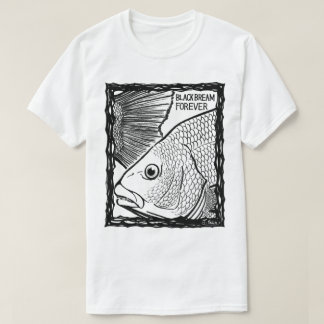 Fish Forever EYES : BLACK BREAM T-shirt