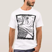 Fish Forever EYES : LARGEMOUTH BASS T-shirt (Voorkant)