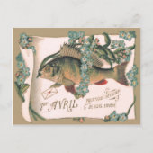 Fish Forget-Me-Not Letter Briefkaart (Voorkant)
