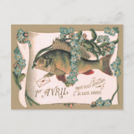 Fish Forget-Me-Not Letter Briefkaart