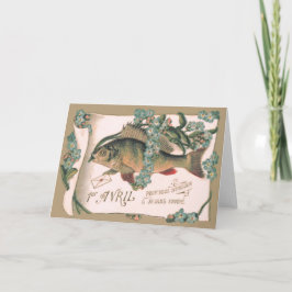 Fish Forget-Me-Not Letter Kaart