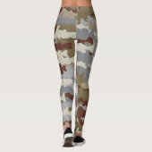 Fish Frenzy Brown Camouflage Leggings (Achterkant)