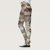 Fish Frenzy Brown Camouflage Leggings (Links)