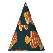 Fish Frenzy: naadloos ontwerp Feesthoedjes (Rechts)