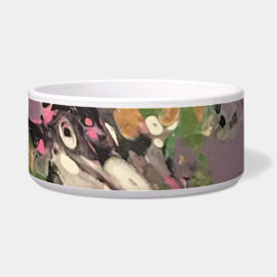 Fish Fry Acryl Giet Canvas Schilderij Voerbakje