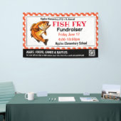 FISH fry Fondsenwerving PTO PTA Kerk Banner (Beurs)