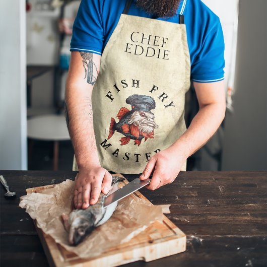 Fish Fry Master met NAAM Schort