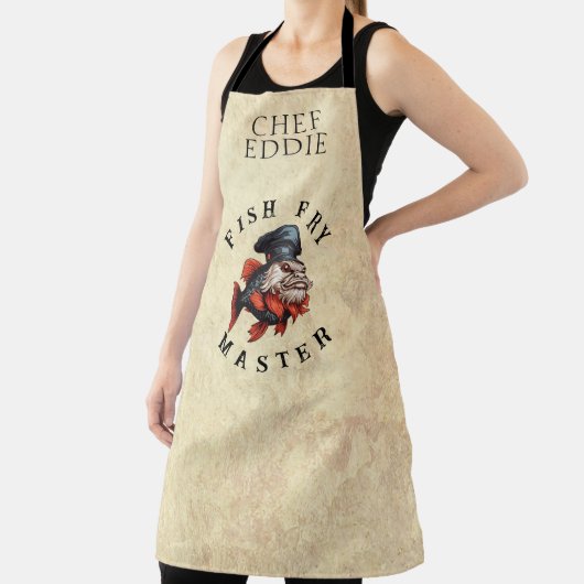 Fish Fry Master met NAAM Schort (Insitu)