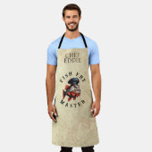Fish Fry Master met NAAM Schort (Gedragen)