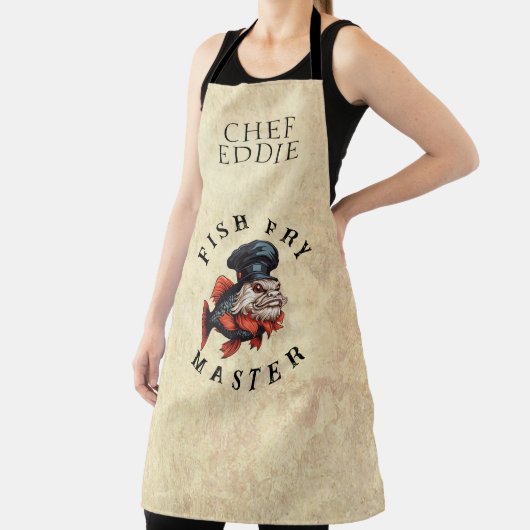 Fish Fry Master met NAAM Schort (Insitu)