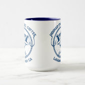 Fish-Funny-Hooked op Reel Koffie Mok (Midden)