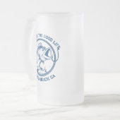 Fish-Funny-Reelin in het goede leven Matglas Bierpul (Voorkant links)