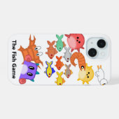 Fish Game Telefoonhoes iPhone 15 Case (Achterkant horizontaal)
