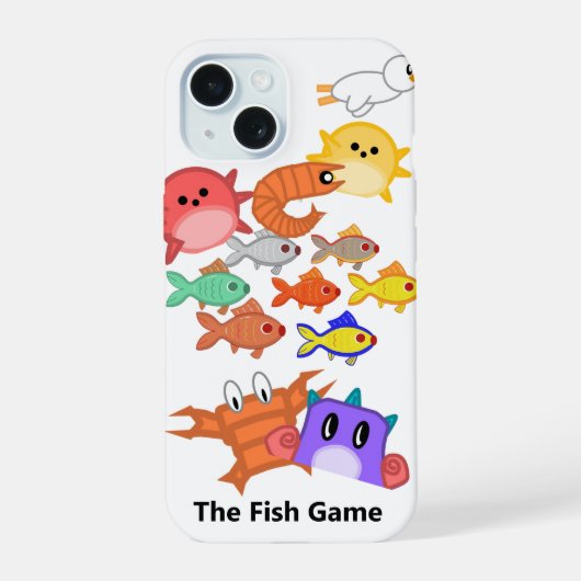 Fish Game Telefoonhoes iPhone 15 Case (Achterkant)