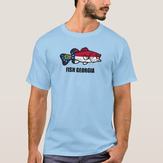 Fish Georgia T-shirt (Voorkant)