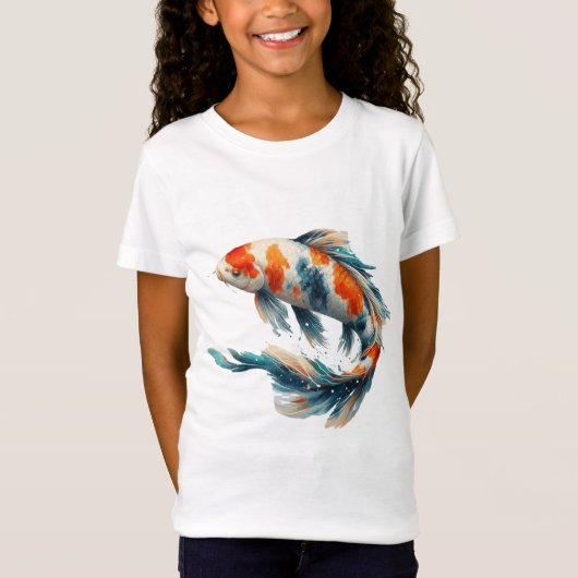 Fish Girl T-shirts Design 2024 (Voorkant)