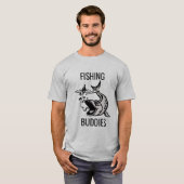 Fish Graphic Gevist Buddies T-shirt (Voorkant volledig)