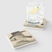 Fish Hawk, Osprey, uit Audubon's Birds of America Stenen Onderzetter (Zijkant)