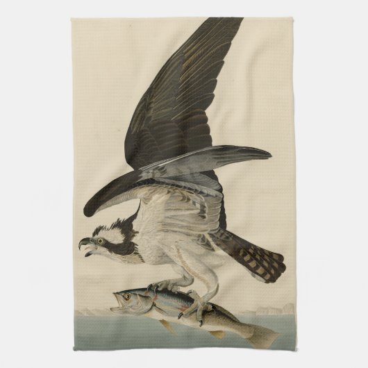 Fish Hawk, Osprey, uit Audubon's Birds of America Theedoek (Verticaal)