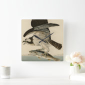 Fish Hawk, Osprey, uit Audubon's Birds of America Vierkante Klok (Huis)