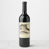 Fish Hawk, Osprey, uit Audubon's Birds of America Wijn Etiket (Voorkant)