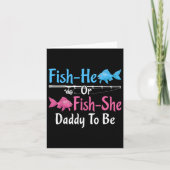 Fish-he of Fish-she-papa om gender te zijn onthull Kaart (Voorkant)