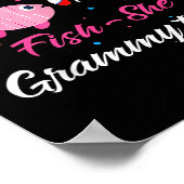 Fish-he Or Fish-she Grammy To Be Gender Reveal Bab Poster (Hoek)