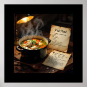 Fish head soup caribbean poster (Voorkant)