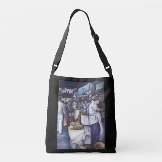 Fish Head Soup, Singapore Crossbody Tas (Achterkant)