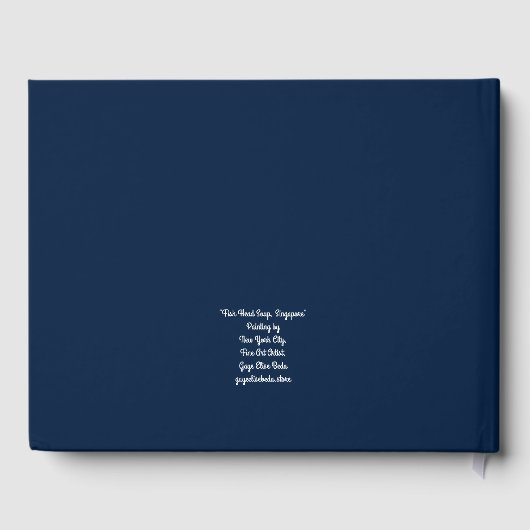 Fish Head Soup, Singapore Gastenboek (Achterkant)