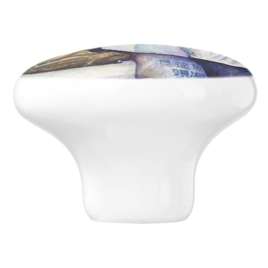 Fish Head Soup, Singapore Keramische Knop (Zijkant)