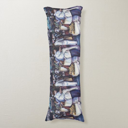 Fish Head Soup, Singapore Lichaamskussen (Voorkant Verticaal)