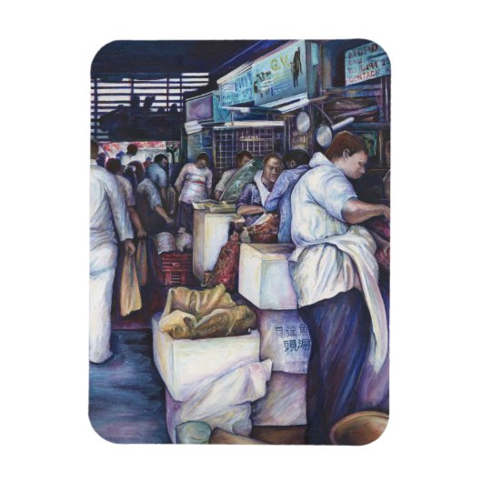 Fish Head Soup, Singapore Magneet (Verticaal)