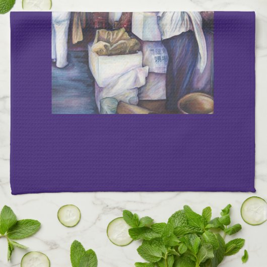 Fish Head Soup, Singapore Theedoek (Gevouwen)