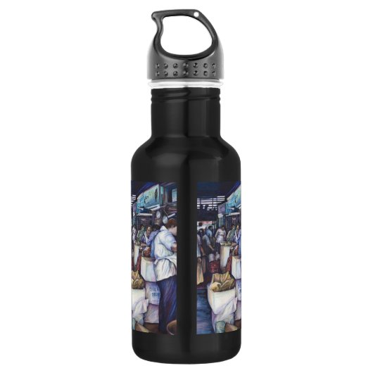 Fish Head Soup, Singapore Waterfles (Achterkant)