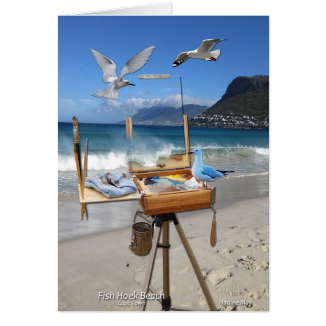 Fish Hoek-strand - Kaapstad (Voorkant)