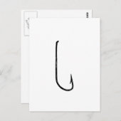Fish Hook Briefkaart (Voorkant / Achterkant)
