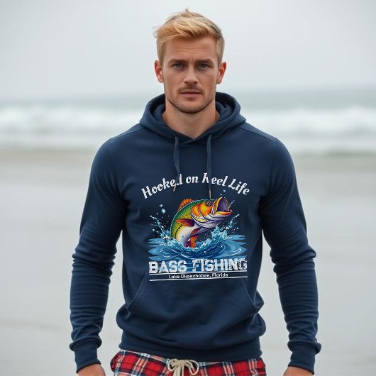 Fish-hooked op het echte leven hoodie