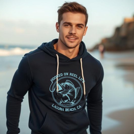 Fish-hooked op het echte leven hoodie
