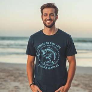 Fish-hooked op het echte leven t-shirt