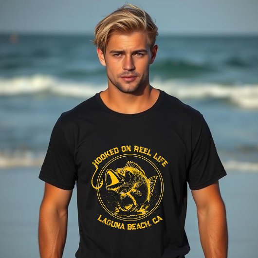 Fish-hooked op het echte leven t-shirt