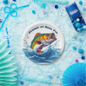 Fish-Hooked op Reel Fun Papieren Bordje (Feest)