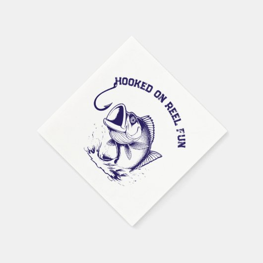 Fish-Hooked op Reel Fun Servet (Hoek)