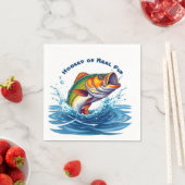 Fish-Hooked op Reel Fun Servet (Insitu)