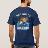 Fish-Hooked op Reel Life-Fisherman Core T-shirt (Achterkant)