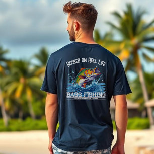 Fish-Hooked op Reel Life-Fisherman Core T-shirt