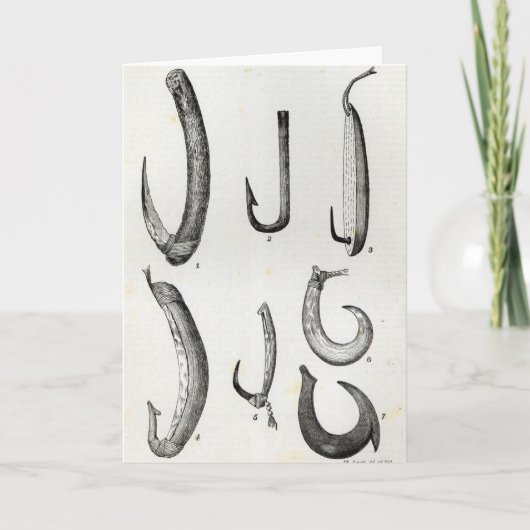 Fish-hooks van Voorhistorisch en Uncivilised Kaart (Voorkant)