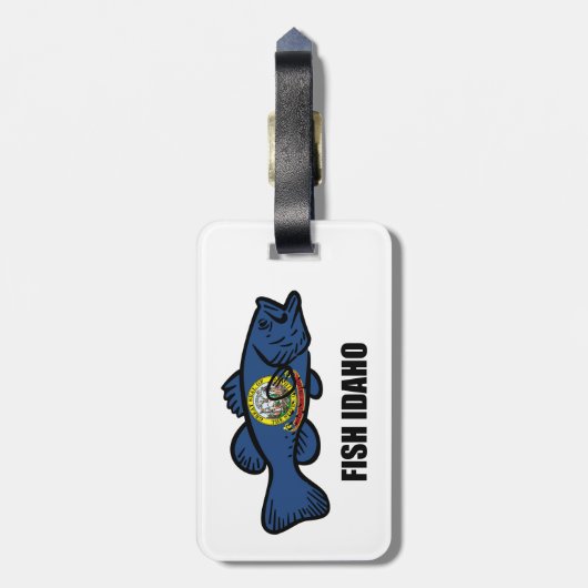 Fish Idaho Bagagelabel (Achterkant verticaal)